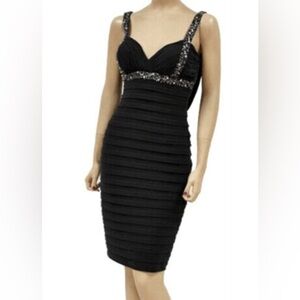 Elegant Black Sleeveless Dress
